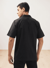 Men's casual short sleeve shirt sewing pattern 'Paul' with relaxed fit, Back View