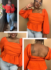Peplum Top Sewing Pattern 'Reese'