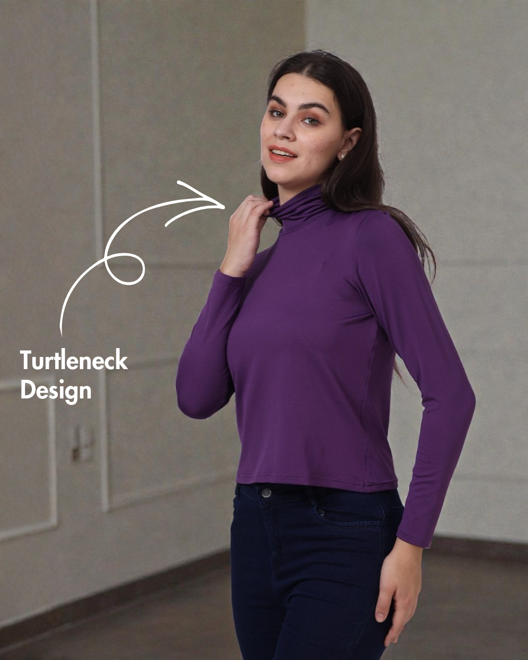 Turtleneck T-shirt Sewing Pattern 'Diana'