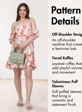 Off Shoulder Dress Sewing Pattern 'Aster'