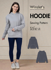 Hoodie Sewing Pattern 'Rhea'