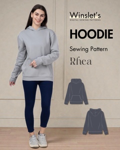 Hoodie Sewing Pattern 'Rhea'