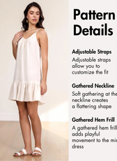 Relaxed Mini Dress Sewing Pattern 'Alia'