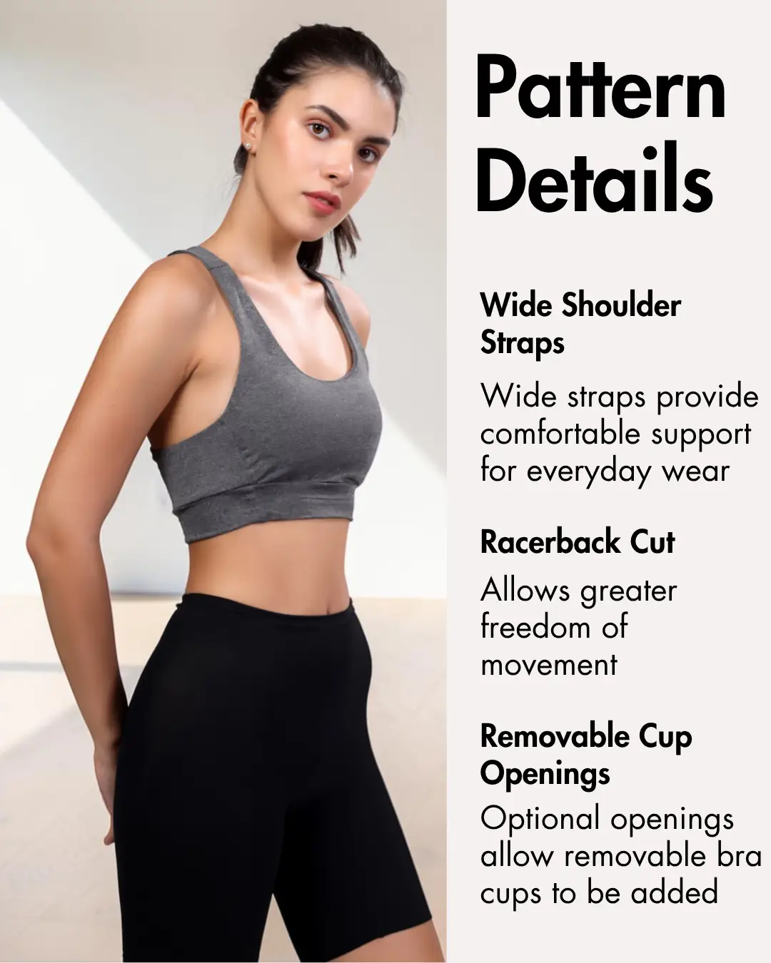 Lounge Bra Sewing Pattern 'Stacey'