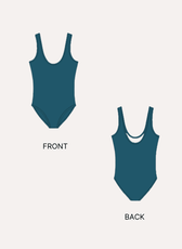 Swimsuit sewing pattern Gabby 2D illustrations