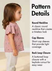 Kid's Short Sleeve Top Sewing Pattern 'Miko'