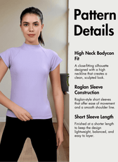 Raglan High Neck Top Sewing Pattern 'Frankie'