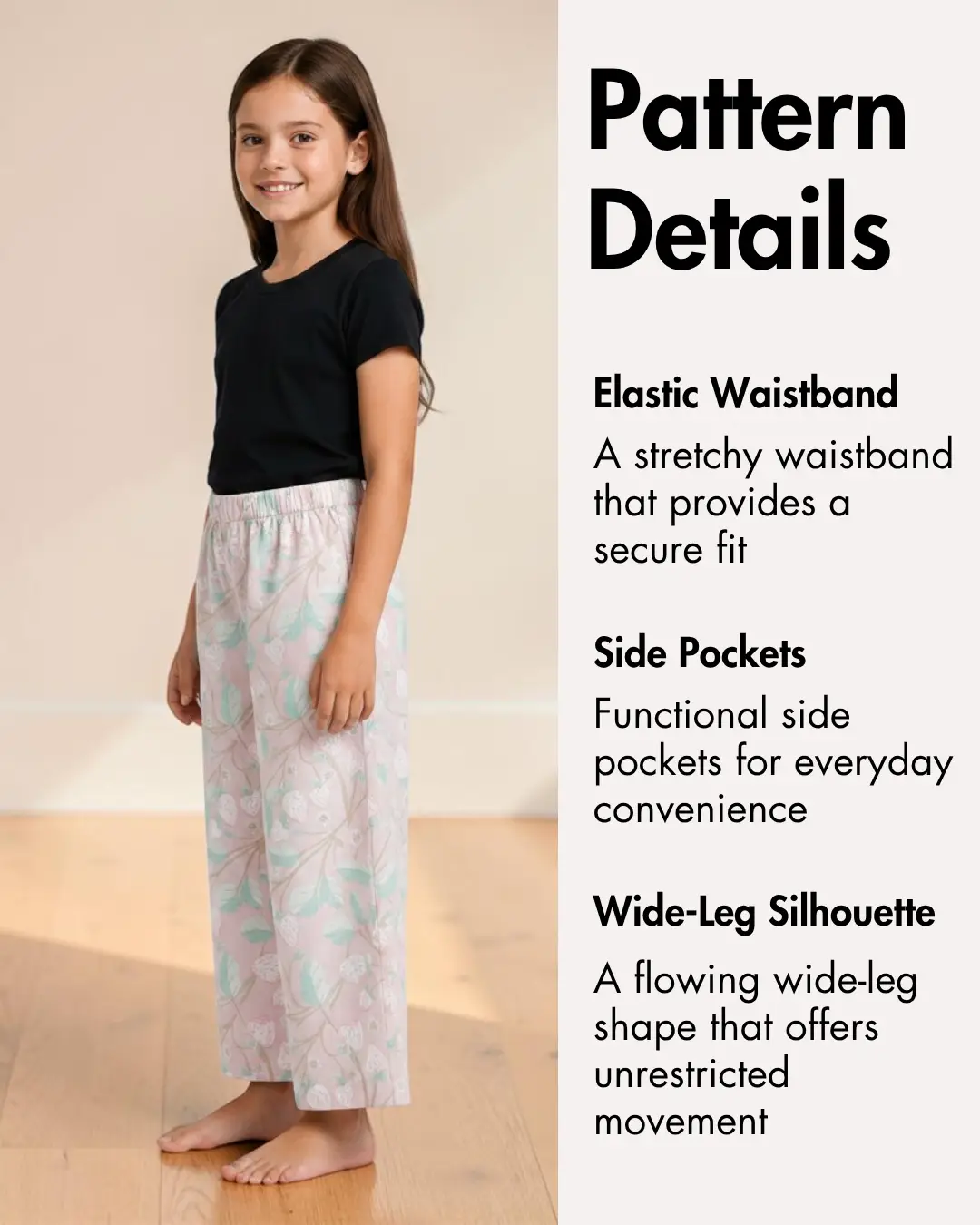 Kid's Palazzo Sewing Pattern 'Cameron'