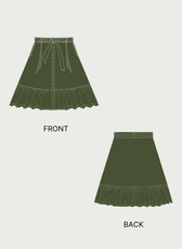 Cottagecore Maxi Skirt Sewing Pattern 'Maple'
