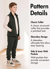 Kid's Sleeveless Vest Sewing Pattern 'Flynn'