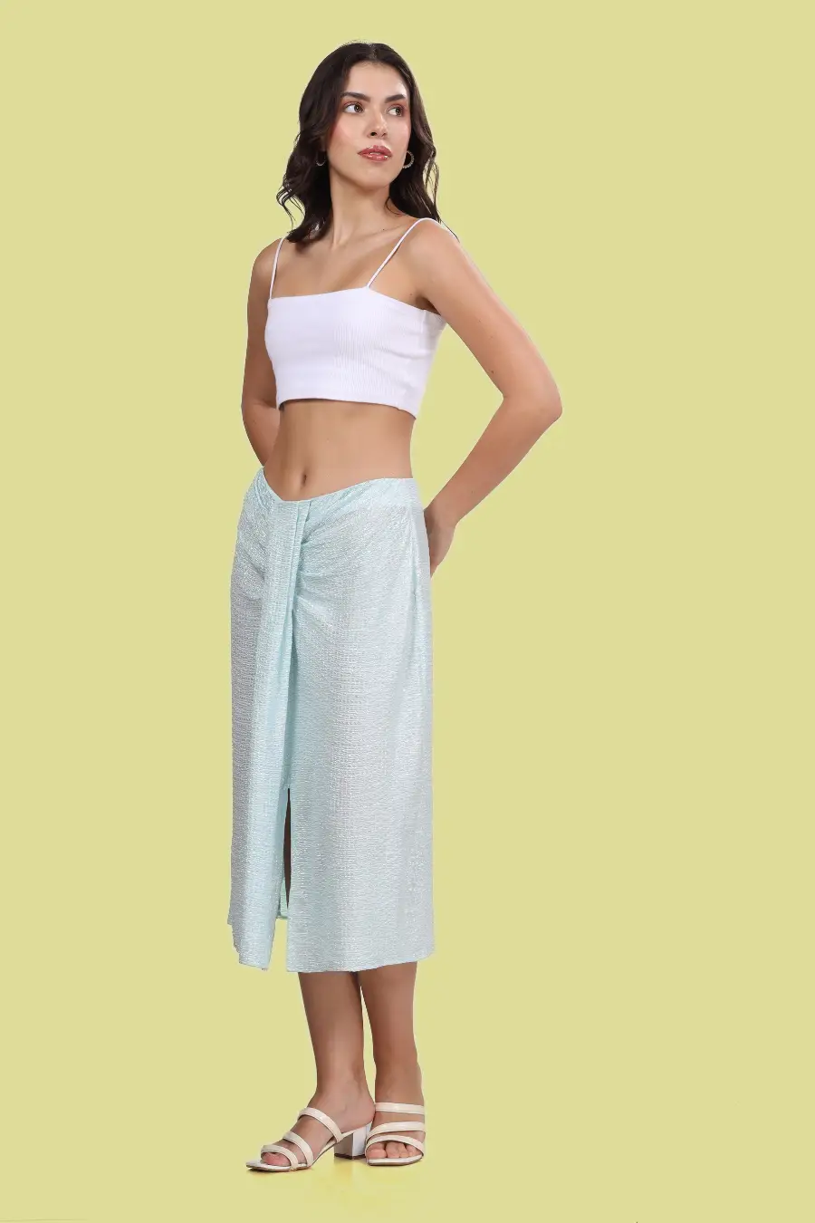 Draped Midi Skirt Sewing Pattern 'Lara'