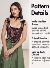 Corset Top Sewing Pattern 'Victoria'