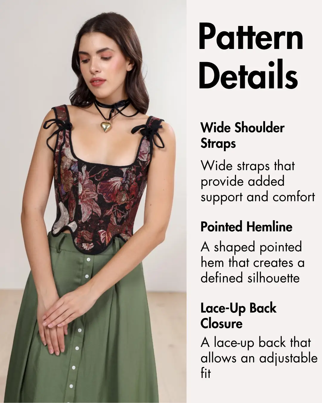 Corset Top Sewing Pattern 'Victoria'
