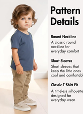 Kid's Short Sleeve T-shirt Sewing Pattern 'Remi'