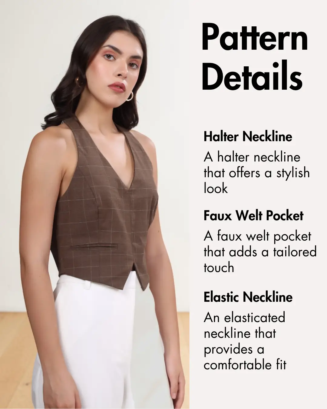 Halter Neck Vest Sewing Pattern 'Ciara'
