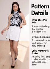 Utility Mini Skirt Sewing Pattern 'Sabrina'