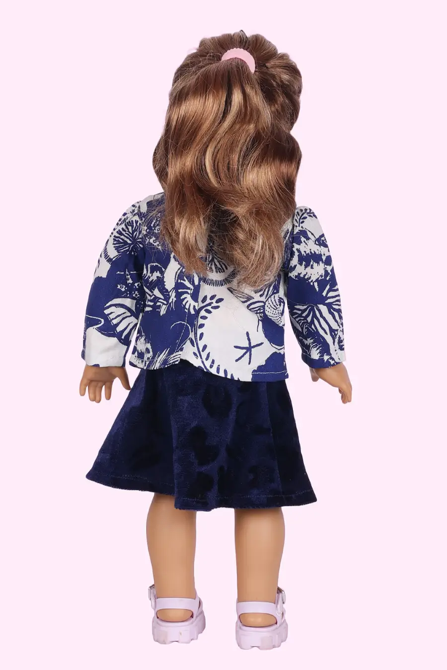 Vintage Doll Outfit – Top & Flared Skirt Set Sewing Pattern 'Crissy'