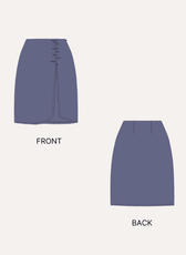 Skirt sewing pattern illustrations