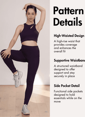 Pattern details of Layla Leggings Sewing Pattern