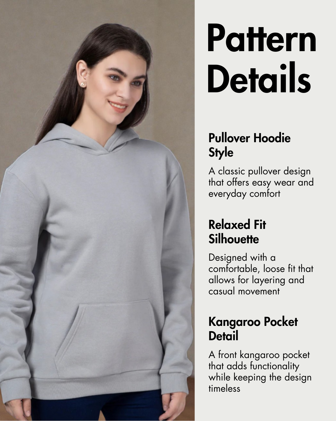 Hoodie Sewing Pattern 'Rhea'