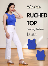 Ruched Top Sewing Pattern 'Luna'