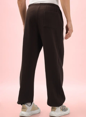 Back view of men's joggers featuring a patch pocket. Made using the 'Louis' sewing pattern for a comfortable and stylish look.