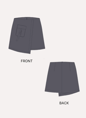 Utility Mini Skirt Sewing Pattern 'Sabrina'