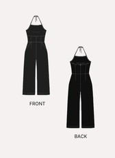 Tie-up Halter Neck Jumpsuit Sewing Pattern 'Lorraine'
