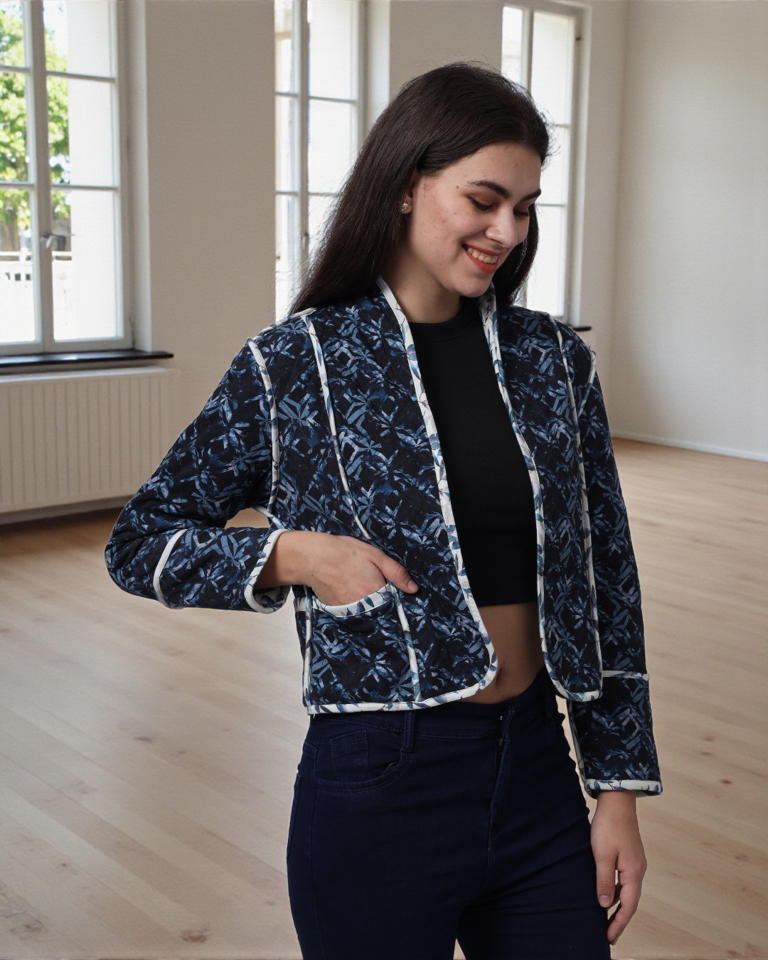 Reversible Quilted Jacket Sewing Pattern 'Romy'