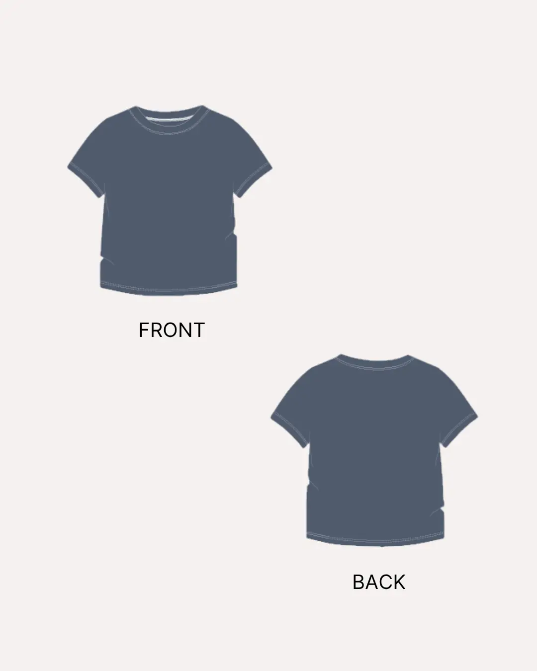 Kid's Short Sleeve T-shirt Sewing Pattern 'Remi'