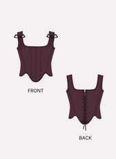 Corset Top Sewing Pattern 'Victoria'