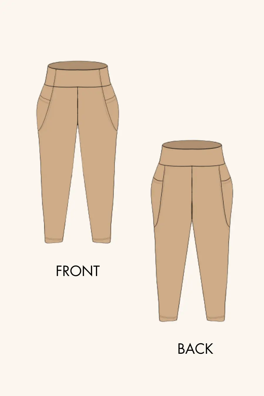 Running Leggings Sewing Pattern 'Layla'