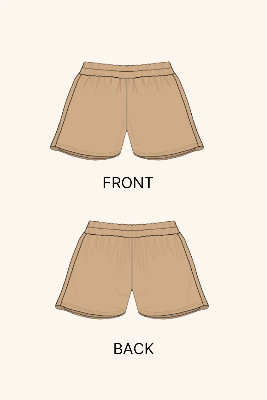 Training Shorts Sewing Pattern 'Maria'