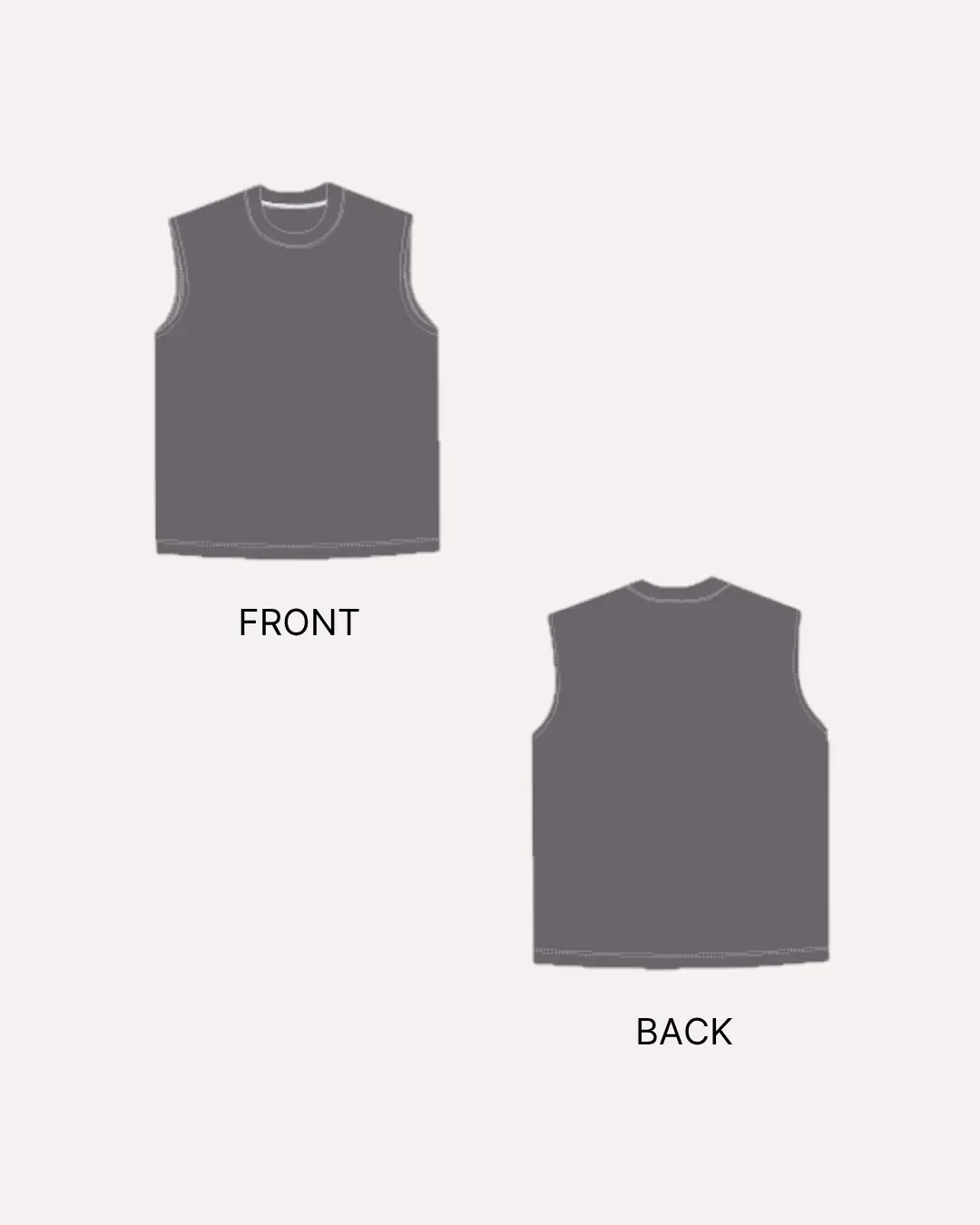 Extended Shoulder Sports Vest Top Sewing Pattern 'Roxanne'