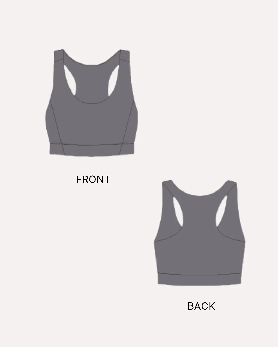 Lounge Bra Sewing Pattern 'Stacey'