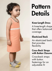 Kid's Shoulder Strap Dress Sewing Pattern 'Ramona'