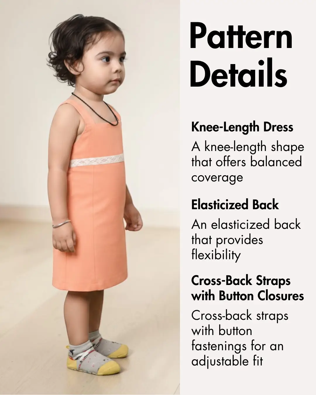 Kid's Shoulder Strap Dress Sewing Pattern 'Ramona'