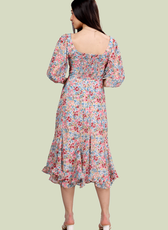 Fit & Flared Midi Dress Sewing Pattern 'Yasmin'