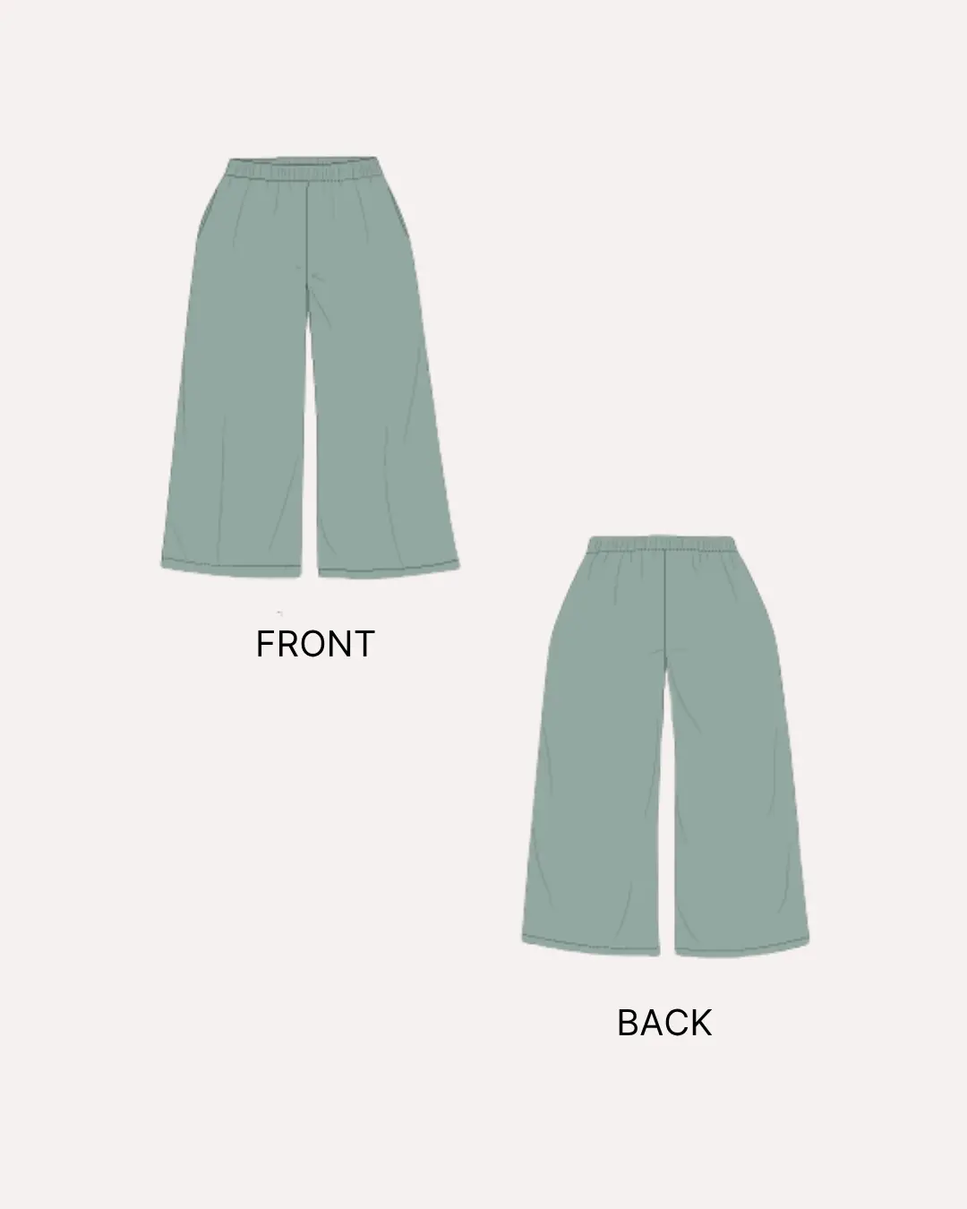 Kid's Palazzo Sewing Pattern 'Cameron'