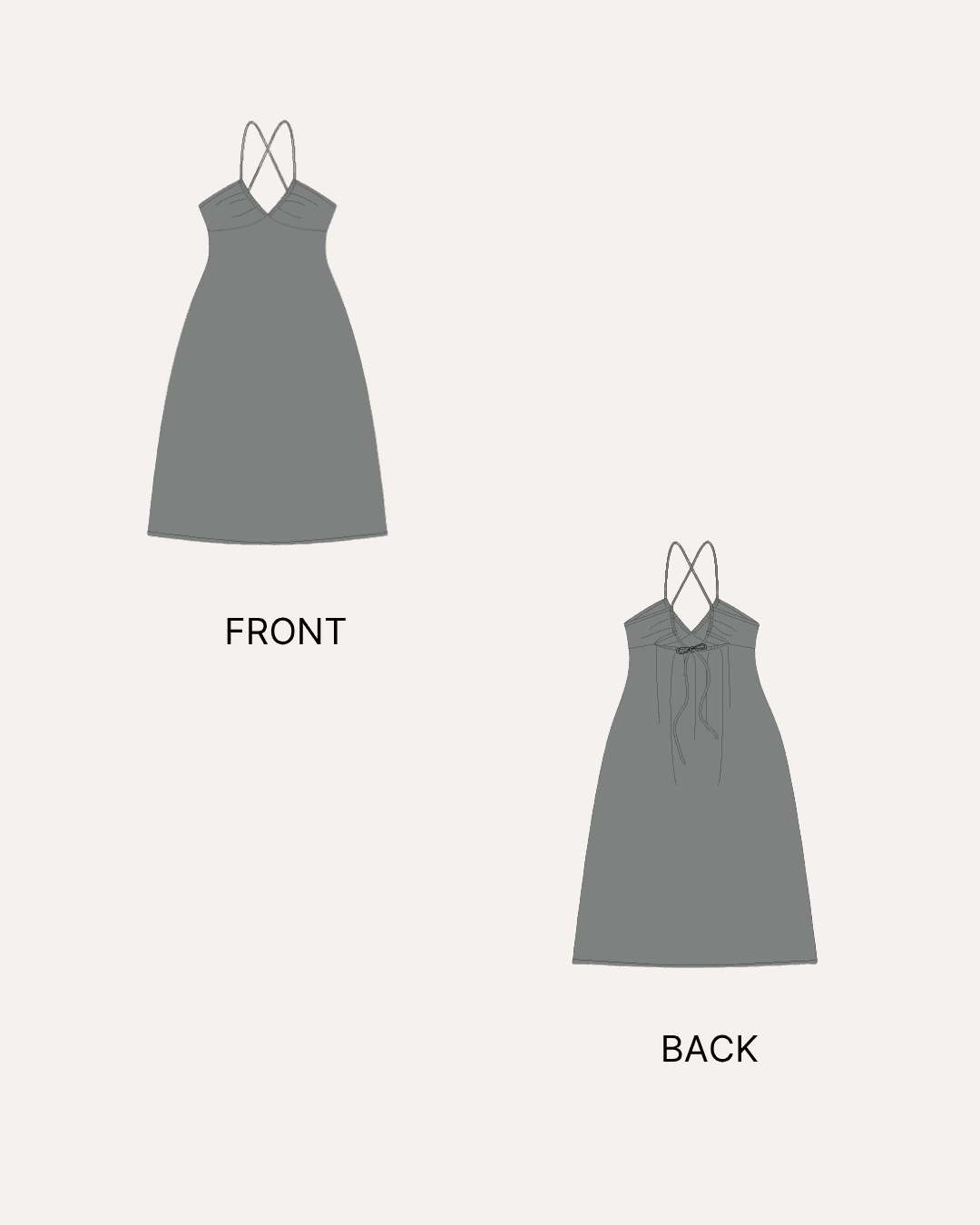 Halter Neck Maxi Dress Women's PDF Sewing Pattern | Winslet's Sewing Patterns Halter Neck Maxi Dress Women's PDF Sewing Pattern | Winslet's Sewing Patterns