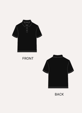  men's polo shirt sewing pattern front and back illustrations 