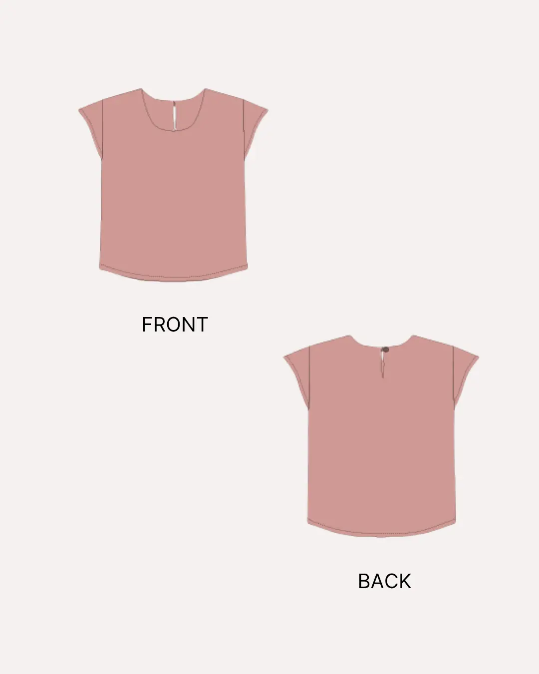Kid's Short Sleeve Top Sewing Pattern 'Miko'