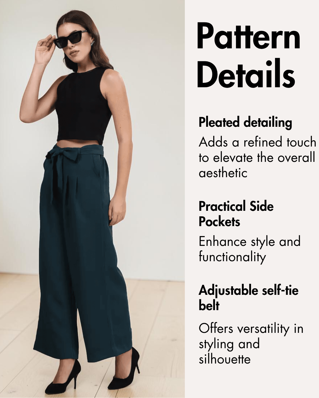 Wide Leg Trousers Sewing Pattern 'Margot'
