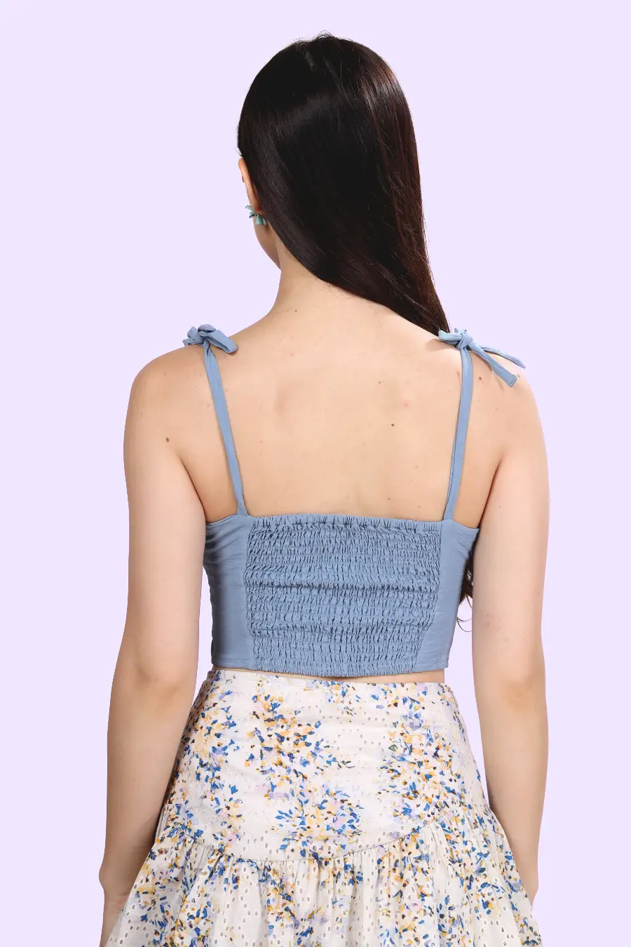 Vintage Coord Set Sewing Pattern – Strappy Bustier Top & Mini Flounce Skirt