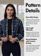 Reversible Quilted Jacket Sewing Pattern 'Romy'