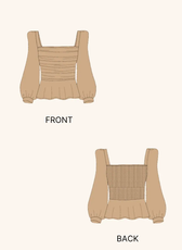 Peplum Top Sewing Pattern 'Reese'