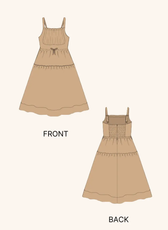 Strappy Midi Dress Sewing Pattern 'Fiona'