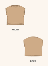 Boxy T-shirt Sewing Pattern 'Lisa'