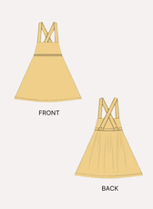 Kid's Shoulder Strap Dress Sewing Pattern 'Ramona'