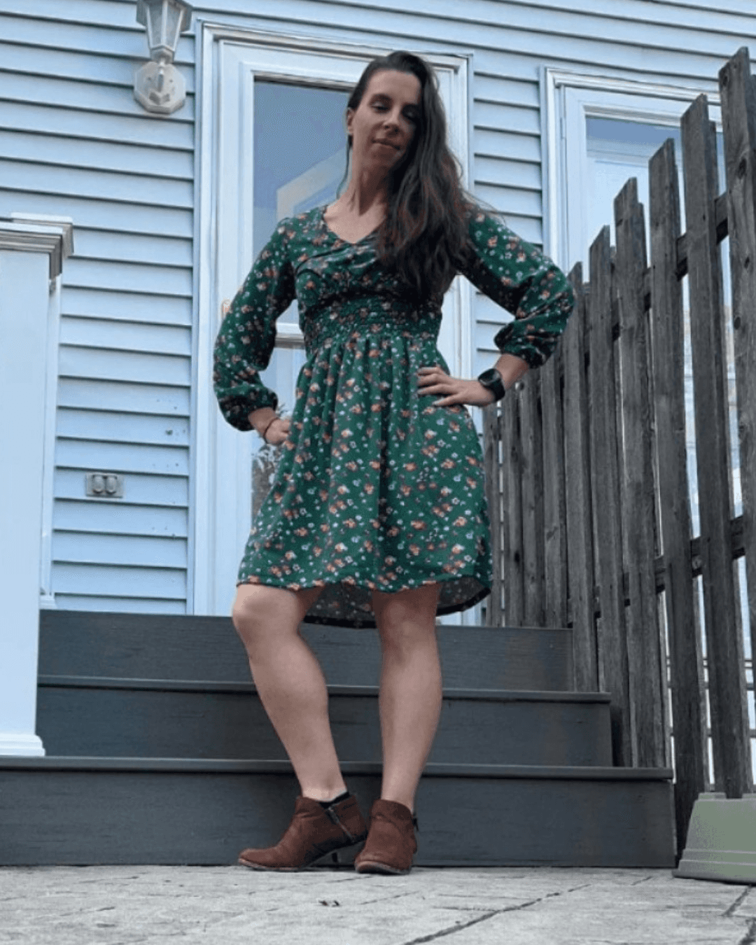 Shirred Dress Sewing Pattern 'Donna'